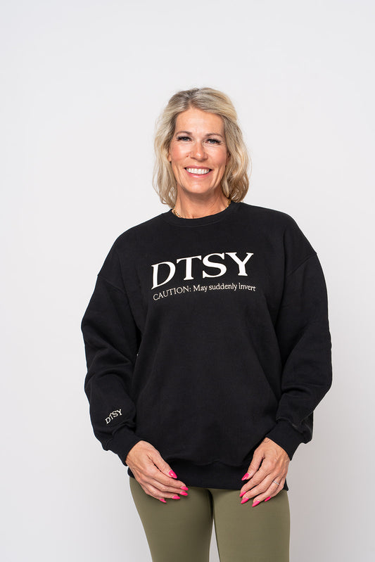 The DTSY Jumper 'Caution: May suddenly invert’